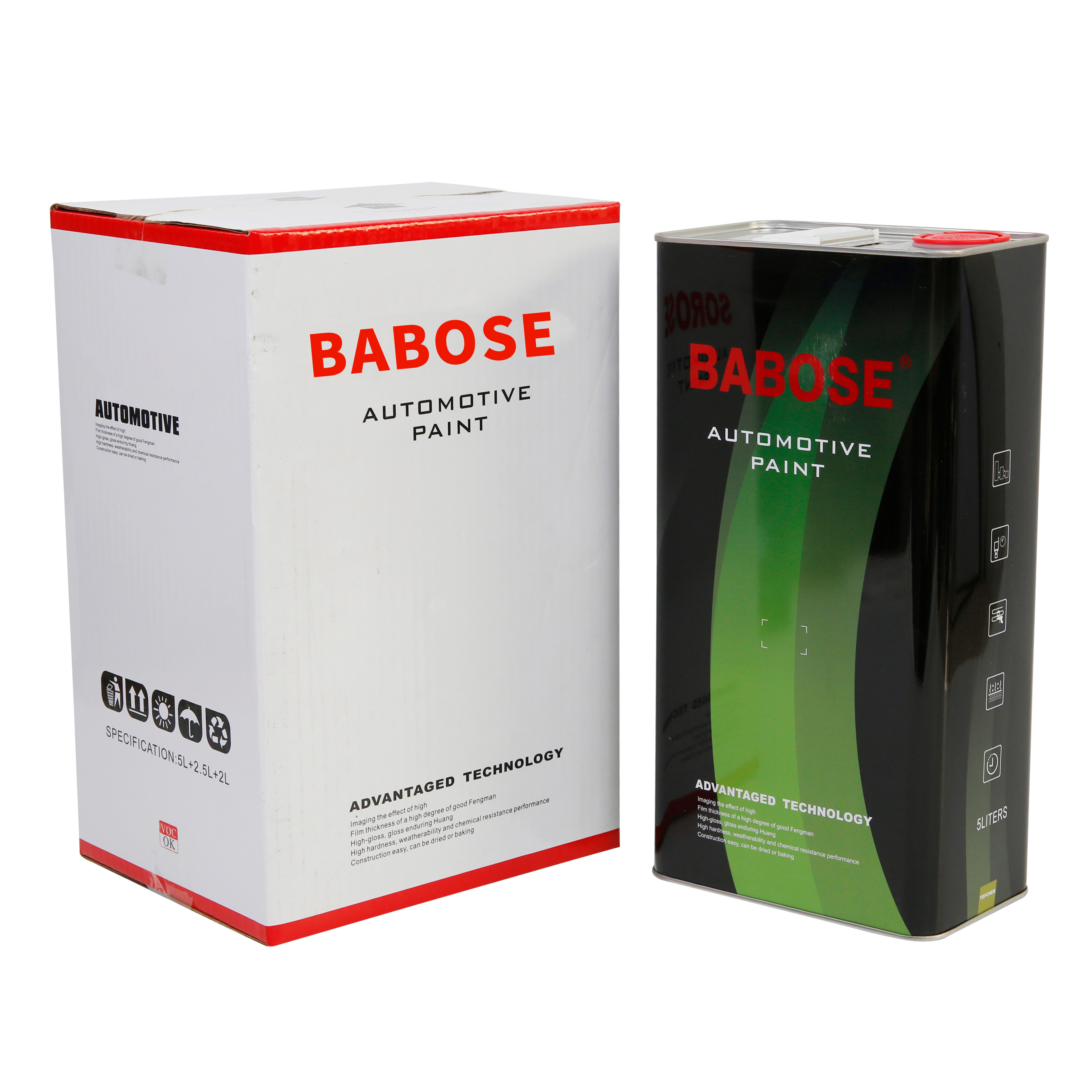 Автомобильная рефинишная краска супер глянцевый лак прозрачный слой / 2K лак для кристально чистой отделки 